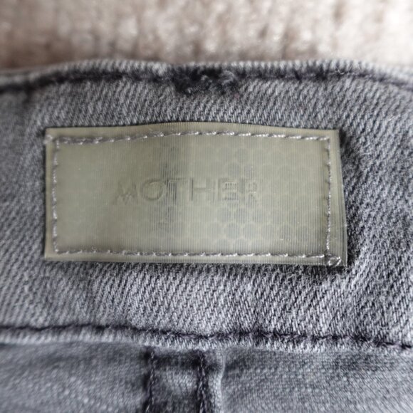Mother Womens Jeans 28 Gray Looker Ankle Fray Made in USA - Picture 2 of 13